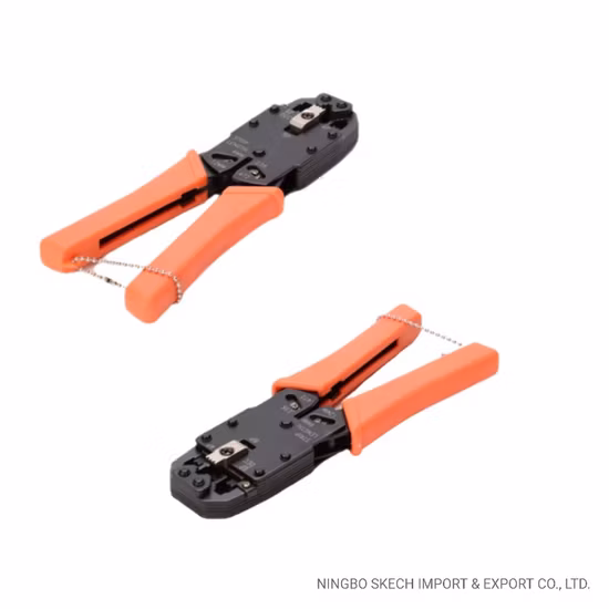 Alicate de friso/crimpador de cabo utp/sftp para rj45/8p8c, rj12/6p6c, rj11/6p4c, rj9/4p4c, plugues modulares/conector, ferramenta de friso manual