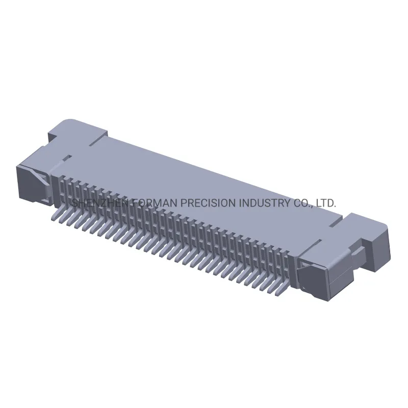 Terminais de peças sobressalentes eletrônicas FPC, de alta qualidade, 0,5 mm, placa PCB, plugue de cabo, fio inferior, conectores FPC