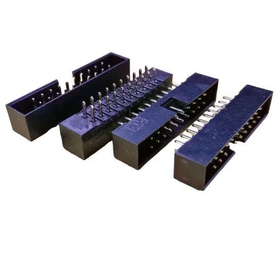 Cabeçalho de caixa pH2,54mm, tipo fio de ângulo reto para placa, conector ejetor
